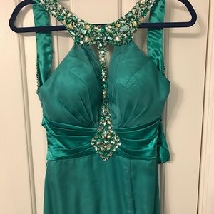 Teal prom dress, worn once